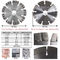 105-600 mm Disco de corte de diamante lâmina de serra para granito betão mármore alvenaria