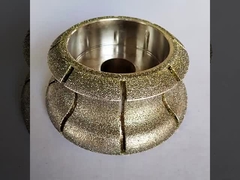 Rodas de moagem de perfis de diamante electroplatadas de alta eficiência de 140 mm