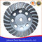 Tipo roda do turbocompressor de moedura de 125mm, rodas de moedura de superfície para o granito duro