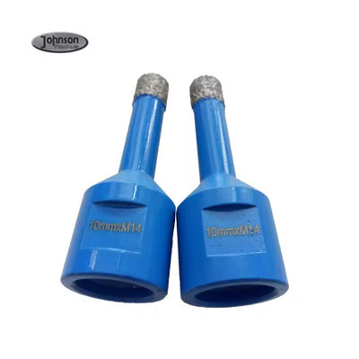8 10 mm M14 Vacuum Brazed Diamond Core Drill Bits For Porcelain Tile Granite Masonry