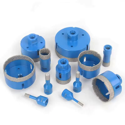 8 10 mm M14 Vacuum Brazed Diamond Core Drill Bits For Porcelain Tile Granite Masonry