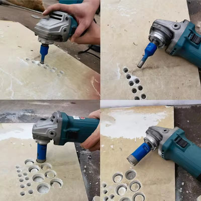 8 10 mm M14 Vacuum Brazed Diamond Core Drill Bits For Porcelain Tile Granite Masonry