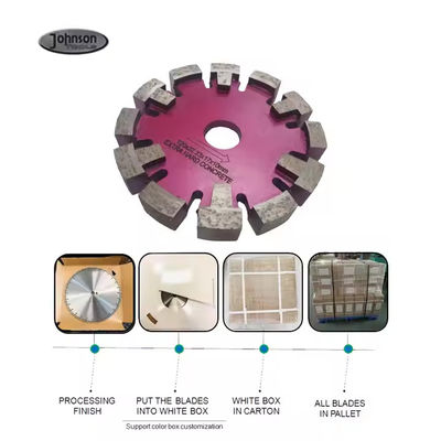 125mm piso laser soldado diamante 17mm Segmento de espessura piso disco de ranhuras Tuck Point Saw Blade