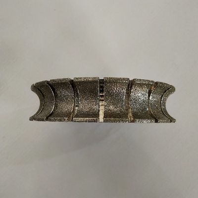 Rodas de moagem de perfis de diamante electroplatadas de alta eficiência de 140 mm