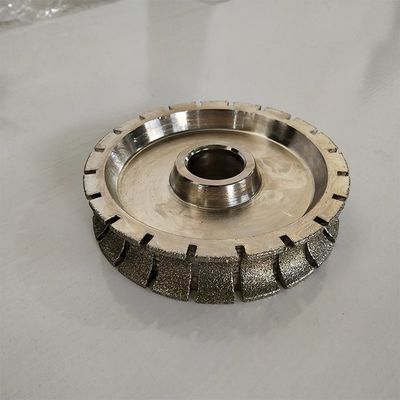 Rodas de moagem de perfis de diamante electroplatadas de alta eficiência de 140 mm