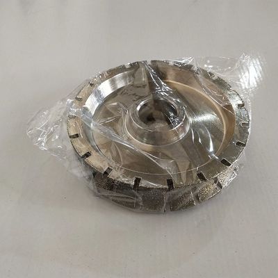 Rodas de moagem de perfis de diamante electroplatadas de alta eficiência de 140 mm