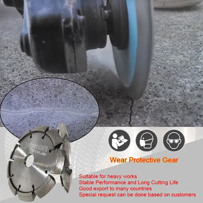 6 polegadas Laser Soldado Crack Chaser Tuck Point Diamante V Groove Cutting Blade para remoção de argamassa de concreto