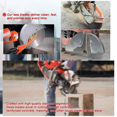 350mm laser de 14 polegadas soldou as lâminas de serra concretas para a serra circular