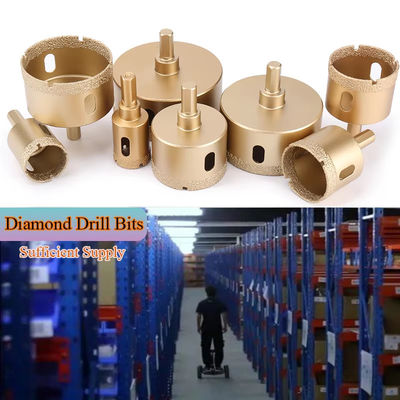 O vácuo M14 soldou 35mm Diamond Core Drill Bits Set para a porcelana