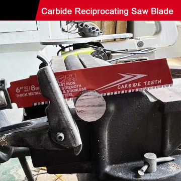 6 polegadas Bi-Metal OEM Reciprocating Saw Blade Industrial para Metal Ferro Fundido Liga de Aço Sawzall Blade Carbide