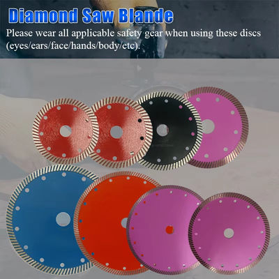 O diamante da eficiência elevada 110-230mm viu que as lâminas aglomeraram o corte pressionado quente da pedra do turbocompressor