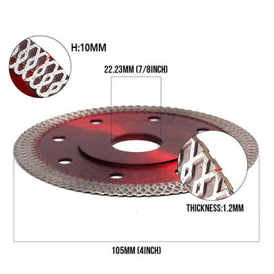 115mm Diamond Sintered Tile Saw Blade para cortar cerâmico