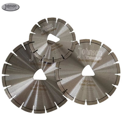 O laser do corte de Soff soldou o diamante de 6 polegadas viu as lâminas para o corte concreto verde
