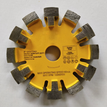 lâmina do ponto da dobra de 160mm para cortar o concreto, duramente concreto, brandamente concreto com dentes da proteção