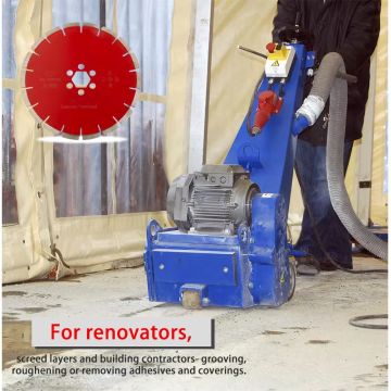 O concreto do diamante da elevada precisão viu as lâminas para o concreto que sulca 180mm