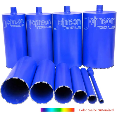 4" bocado de núcleo soldado laser para o concreto reforçado com segmentos da forma líquida