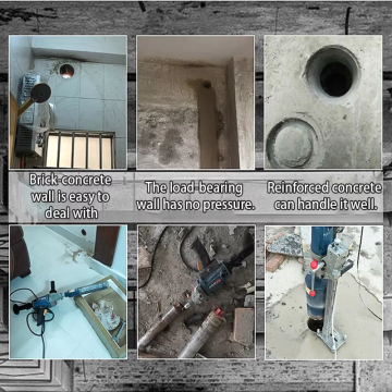 4" bocado de núcleo soldado laser para o concreto reforçado com segmentos da forma líquida