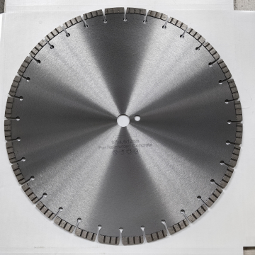 Lâminas de serra diamantadas personalizadas de 600 mm para concreto armado