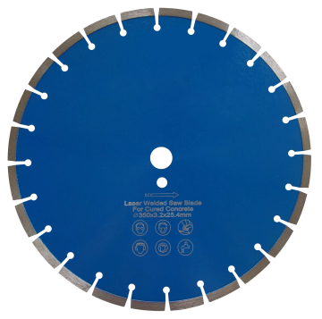 16 segmento de Diamond Concrete Saw Blades Turbo do turbocompressor da polegada 400mm