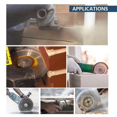 O laser soldou o sulco de 180mm Diamond Cutting Saw Blade For