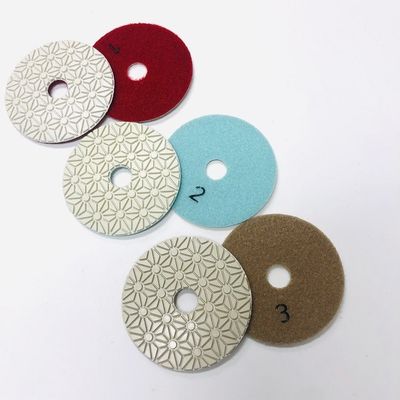 3 etapa 105mm Diamond Polishing Pads For Marble molhado