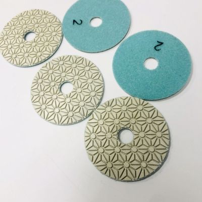 3 etapa 105mm Diamond Polishing Pads For Marble molhado