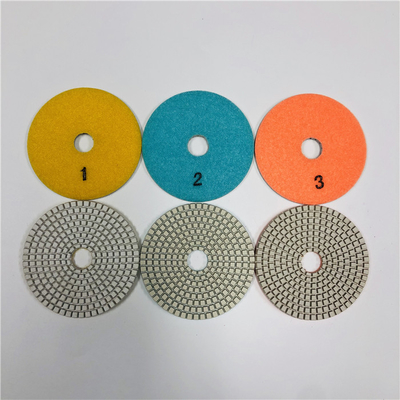 Pedra calcária de mármore molhada de Diamond Polishing Pad For Granite de 3 etapas