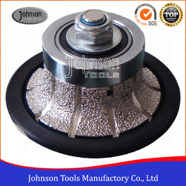 O meio vácuo No.2 Bullnose soldou Diamond Tools For Edging Stone