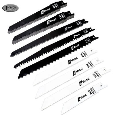 32 peças de madeira de metal cortando lâminas de serra recíproca Pruner Saw Blade Set