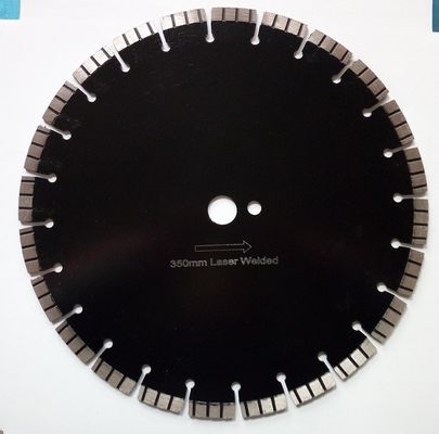 O diamante de 14 lasers viu as lâminas com segmentos do turbocompressor, para o corte concreto, espessura de 3.2mm