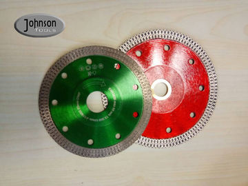 O rebite ambos da borda do turbocompressor da malha reforçou a lâmina do diamante de 115mm, lâmina de corte de mármore do diamante