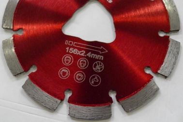 O laser do corte de Soff soldou o diamante de 6 polegadas viu as lâminas para o corte concreto verde