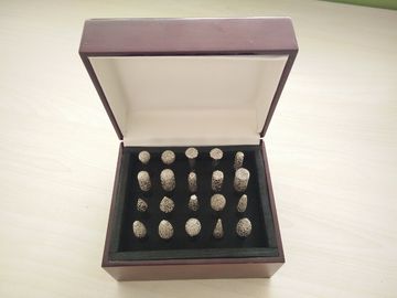 o diamante soldado vácuo do eixo de 6mm utiliza ferramentas o grão 30/45 dos pontos montados do diamante