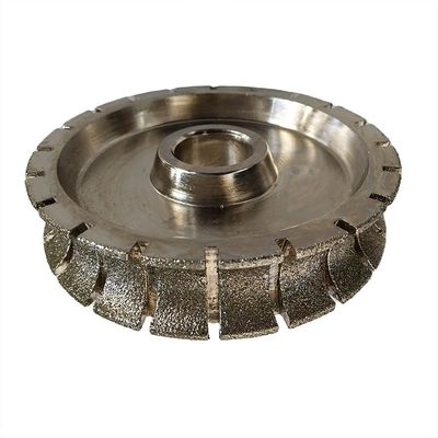 Rodas de moagem de perfis de diamante electroplatadas de alta eficiência de 140 mm