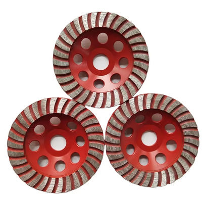Para fora grão das rodas de moedura do diamante do copo do turbocompressor do diâmetro 125mm # 60/80 para a pedra ou o concreto