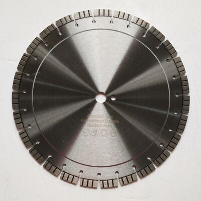 O concreto do diamante do laser viu as lâminas, seca a lâmina do diamante do corte com segmento do turbocompressor