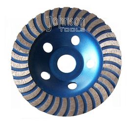 Disco de moedura do diamante da polegada 125mm do copo 5 do turbocompressor para a pedra com a linha M14