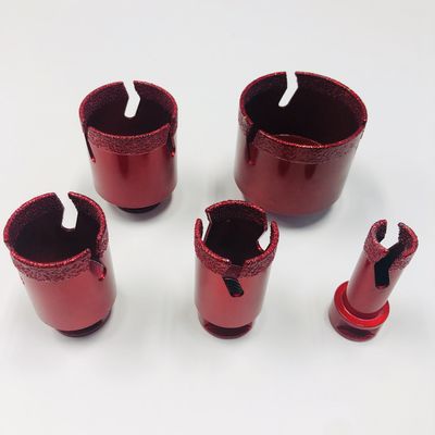 Tipo soldado vácuo bocados de broca do núcleo da porcelana de 68mm