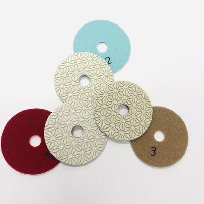 3 etapa 105mm Diamond Polishing Pads For Marble molhado