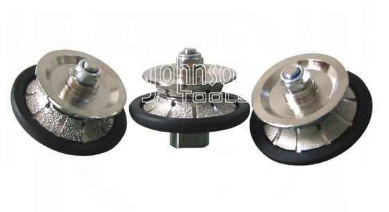 O vácuo soldou 85mm Diamond Hand Profile Wheel Bullnose completo para a borda de pedra