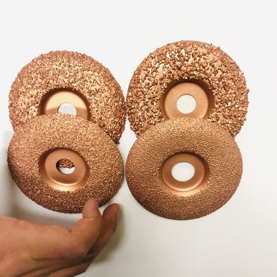 Disco de moedura soldado vácuo do carboneto de tungstênio de 4 polegadas