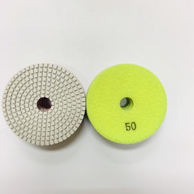 3 resina branca Diamond Polishing Pads molhado de etapa 100mm