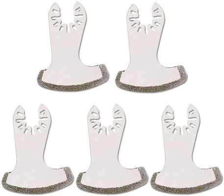 As lâminas da demolição 5pcs Diamond Oscillating Multi Tool Saw curvaram-se