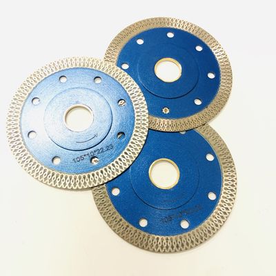 lâmina pressionada quente da telha de 105mm Mesh Turbo Circular Saw Diamond