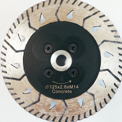 a imprensa 5inch quente aglomerou o turbocompressor Diamond Blade For Concrete Grinding de Ridgid