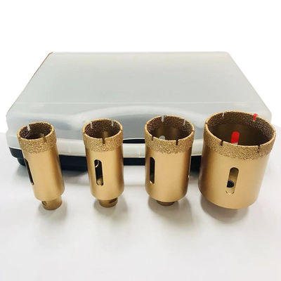 o vácuo de 4pcs M14 50mm soldou lascar-se de Diamond Tools Drill Bit Minimal