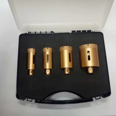 M14 4pcs 72MM misturou a vibração zero seca dos bocados de broca do núcleo da porcelana