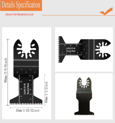 lâmina de serra dos dentes de 45*40mm Japão multi para a madeira e o plástico com caixa plástica