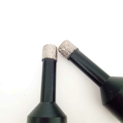 bocado de broca soldado vácuo do núcleo M14 de 10mm para a telha com luva plástica