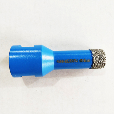 o vácuo M14 de 14mm soldou Diamond Core Bits For Tile com luva plástica